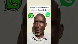 How to Backup WhatsApp Chat to Google Drive #everyone #whatsappsecurity
