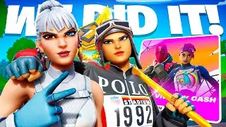 WINNING THE DUO VICTORY CASH CUP..