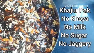 Khajur Pak Only with 3 Ingredients| Dates & Nuts Squares| Healthy Energy Bar |Winter Special Receipe