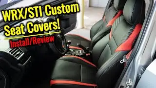 Subaru WRX and STI Custom Seat Covers by Kustom Interior | Review and Installation |