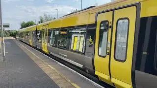 My first sighting of the new trains being tested on the northern line Merseyrail system Merseyside