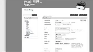 Lexmark—Scanning to an FTP folder