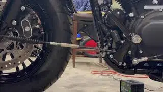 Harley Sportster 48 Clutch Cable Install