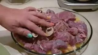 №55 Филе индейки с картошкой и грибами