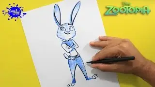 DRAWING ZOOTOPIA  l How to draw Judy Hopps zootopia l Como dibujar a Judy Hopps zootopia