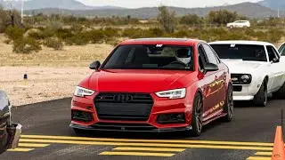 Audi B9 S4 TTE810 E60 Vs. Ferrari 812 Superfast 1/2 airstrip. @ammo_wagon