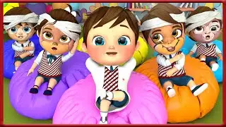 Five Little Monkeys + More | Banana Cartoon 3D Nursery Rhymes Baby & Kids Songs