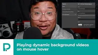 How to Webflow: Playing dynamic background videos on mouse hover (Tutorial 2020)
