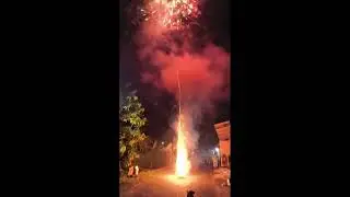 Pesta Kembang Api Warga RT 06 RW 03 Kalicari Menyambut tahun baru 2024