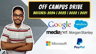 🔴 LATEST OFF CAMPUS DRIVE | Jobs and Internships | Batches: 2024 |  2023 | 2022 | 2021 🔥🔥