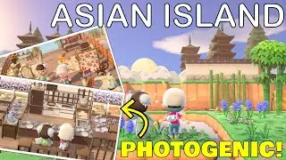 This Rural Asian Village is so Photogenic! ☆ Animal Crossing New Horizons 5 Star Island Tour