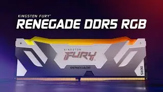 DDR5 RGB Memory with speeds up to 7200MT/s – Kingston FURY Renegade DDR5 RGB