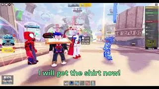 Roblox The Games: Collecting all 5 shirts + Met a couple star creators + Met a dev