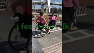 Fotoshoot voor Welzorg - opname in Utrecht met 2 Zumba for wheelzzz leden