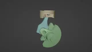 Crank Engine Rigging Mechanism in Blender [With Explanation]