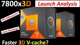 7800x3D Launch Analysis - Is it the King of Gaming? FPS variability and more...