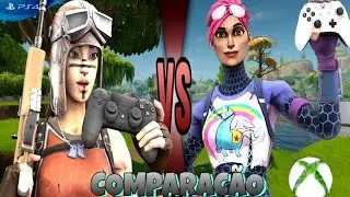 PS4 VS XBOX (YDIAMONDD, SWAVY GOD VS PEUZ, SOARES) COMPILAÇÃO (COMPARAÇÃO) FORTNITE