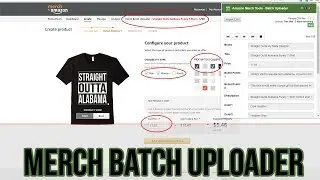 Amazon Merch Batch Uploader Chrome Extension Tool Overview