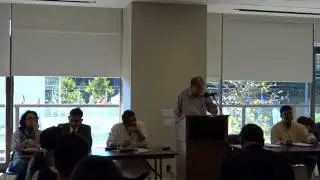 Amitabh Kundu at WNTA Civil Society Dialogue in NY