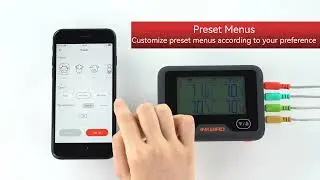 INKBIRD WiFi and Bluetooth BBQ Thermometer IBBQ-4BW