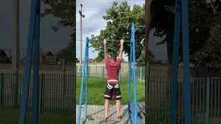 Подтягивания на турнике на максимум с дополнительным весом +18кг!!! 