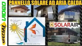 Warm the house with the sun! SOLARAIR Hot Air Solar Panel