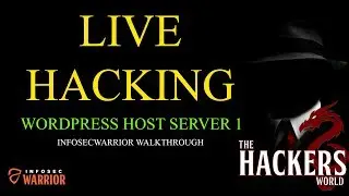 LIVE Hacking | Wordpress Host Server | Infosecwarrior Walkthrough | Vulnhub  CTF | PART 1