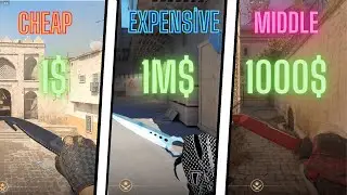 $1 VS $5.000.000 MILLION DOLLAR KNIFE And GLOVE SETS - CS2 @kroenenfeathers @egemermer3162