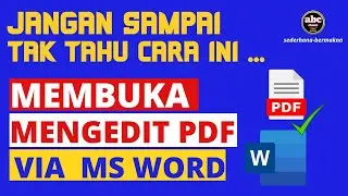 Cara Edit PDF di MS WORD