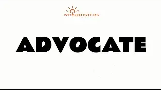 ADVOCATE (verb) Meaning, Pronunciation and Examples in Sentences | GRE GMAT LSAT SAT ESL TOEIC