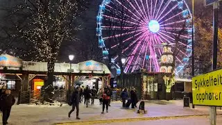 Full Tour of Oslo Norway Christmas Market 2023