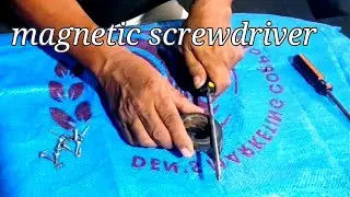 Paano maglagay at mag tanggal ng magnet sa screwdriver