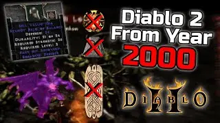I Played Diablo 2 from the Year 2000, You WONT BELIEVE How Different It Is