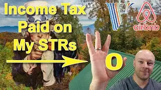 Airbnb properties helped me pay $0 income tax with the short term rental loophole!