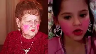 Oma befolgt Makeup Tutorial
