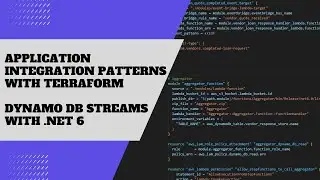DynamoDB Streams with Terraform & .NET 6