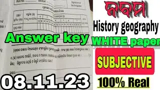 9th ssc white paper subjective answer half yearly exam real question|| copyright osstta••white paper