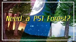 Ultimate FREE PS1 Style Forest LEVEL Assets