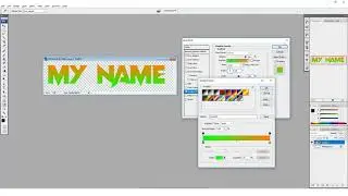 Applying effects to text using Adobe Photoshop