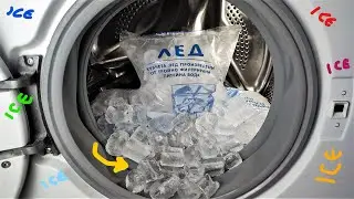 Experiment - Ice on Service Mode - in a Washing Machine