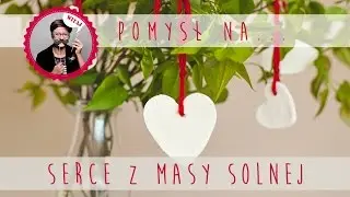 Serduszka z masy solnej - dekoracje ślubne