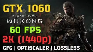 Wukong 2K 60FPS on GTX 1060? Old PC: Internal GFG vs Lossless Scaling vs OptiScaler!