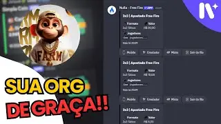 Como fazer uma ORG de APOSTADO de GRAÇA! - Discord Bot de Filas