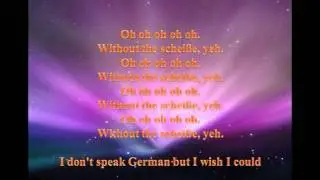 Lady GaGa - Scheiße, lyrics on screen