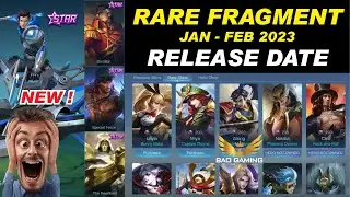 RARE FRAGMENT SKIN SHOP update and RELEASE DATE | January to February 2023 MLBB