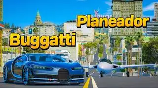 Usamos Un Planeador Para Destruir Al Estafador Y Su Bugatti