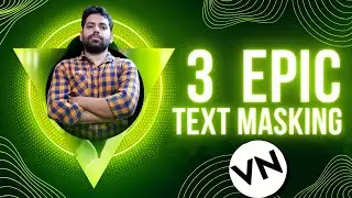 3 Cool Masking Text Effect in VN Video Editor I Cinematic text animation in VN APP