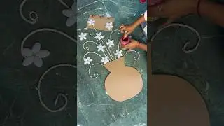 Beautiful wall hanging idea using plastic spoons 💫 