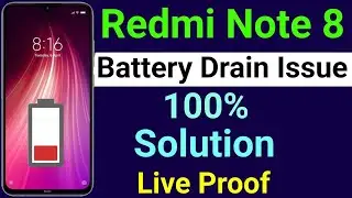 Redmi Note 8 Battery Drain Issue | How To Solve Battery Drain Problem in Redmi Note 8 | Redmi Note 8
