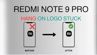 REDMI NOTE 9 PRO , hang on logo stuck problem 📱